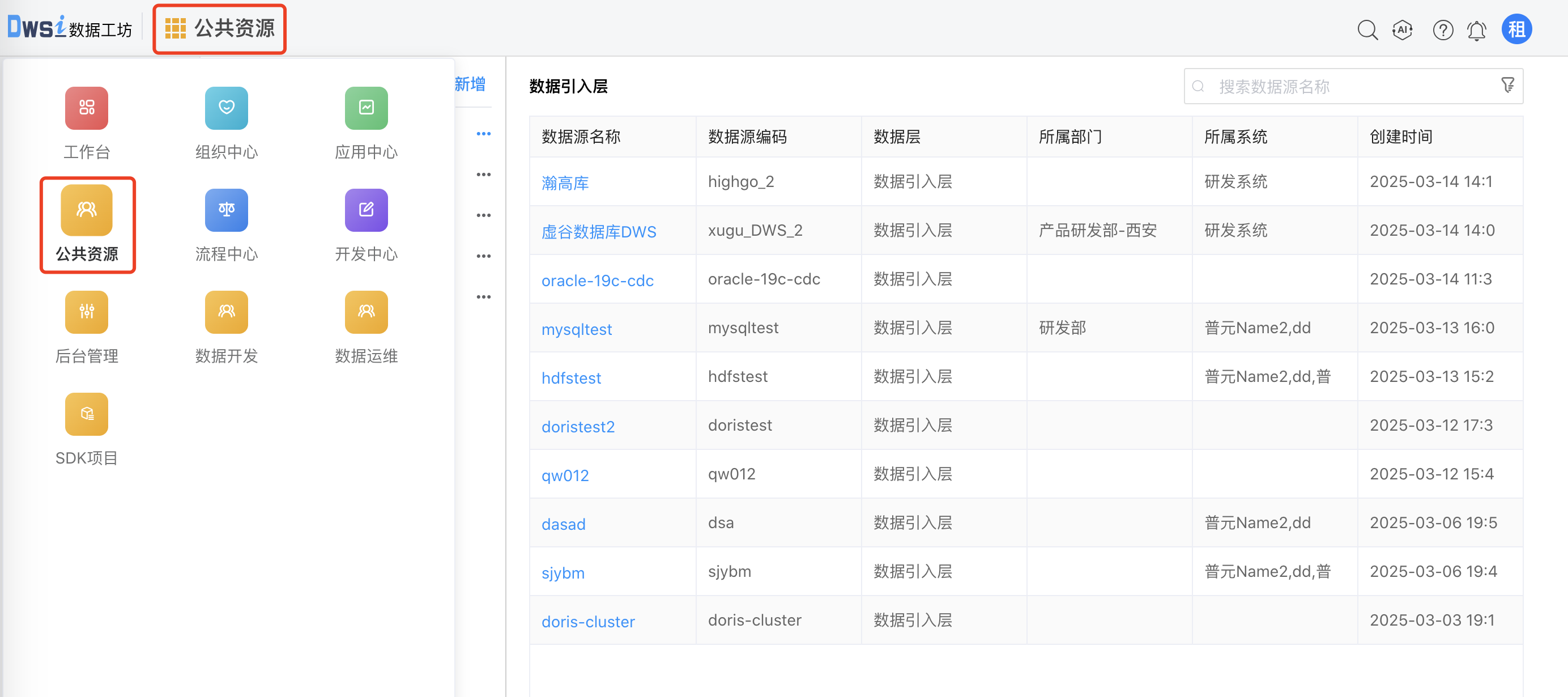数据层管理