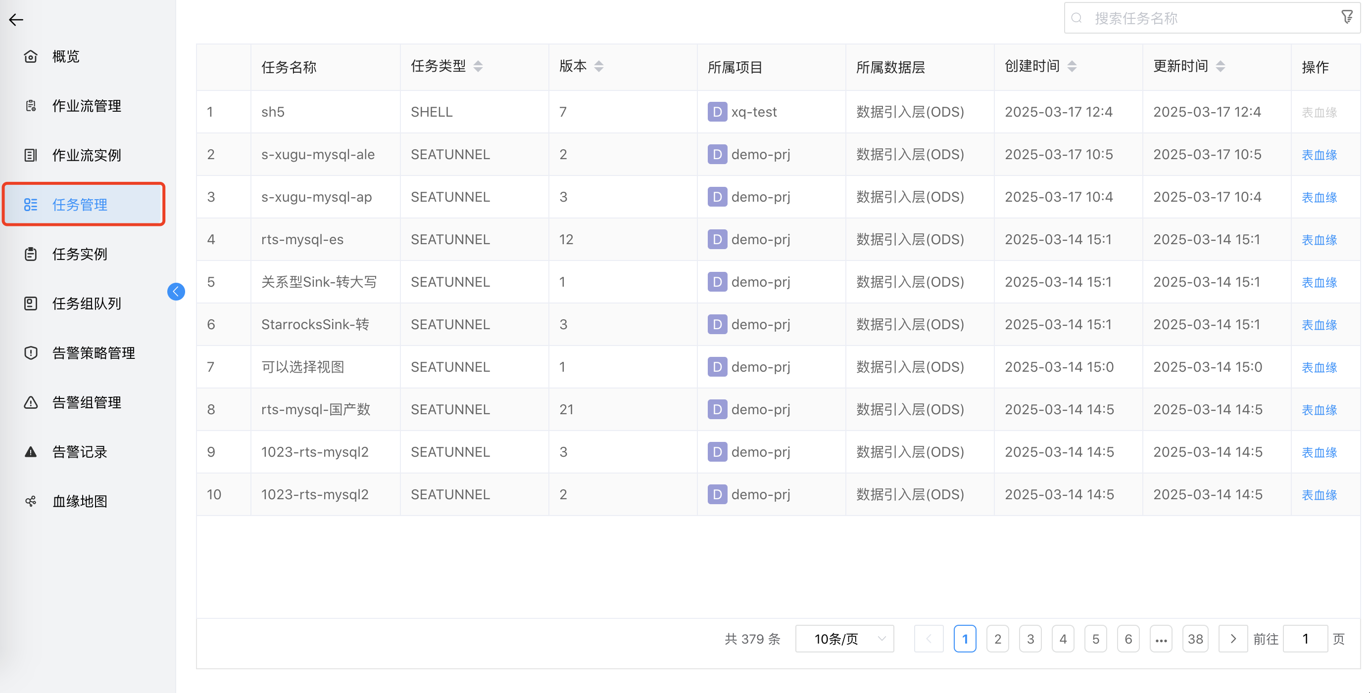 作业流管理
